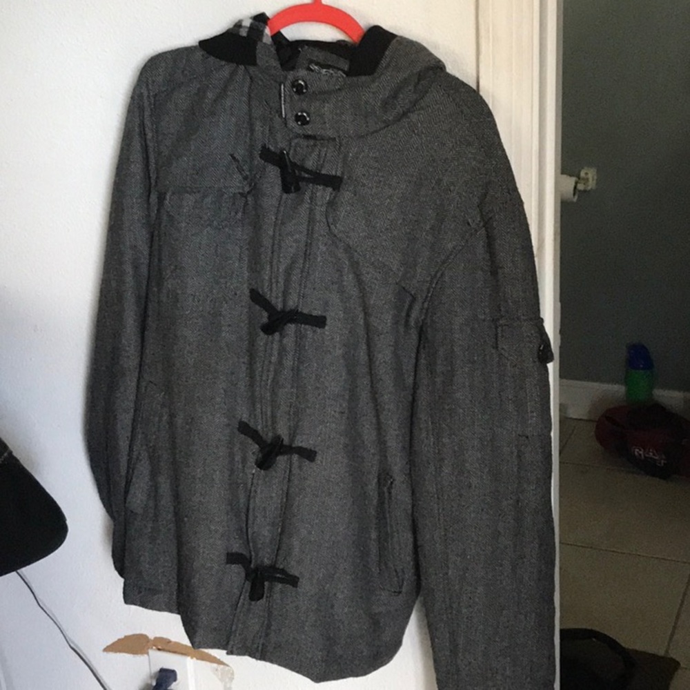 Brave Soul Hooded Duffle Jacket